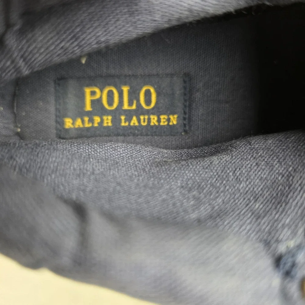 Polo Ralph‎ Lauren Shoes Kids Size 13 Blue Taybor Canvas High Top Sneaker